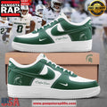 Michigan State Spartans Custom Air Force 1 Running Sneakers