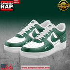 Michigan State Spartans Custom Air Force 1 Running Sneakers