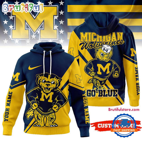Michigan Wolverines 2025 NCAA Duo Color Personalized Hoodie