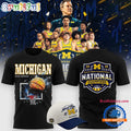 Michigan Wolverines 2026 NCAA Men’s Basketball National Champions New Design Black T Shirt