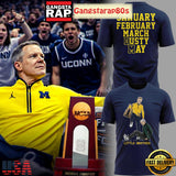 Michigan Wolverines Dusty May Little Brother Hoodie Limited Edition 3D T-Shirt