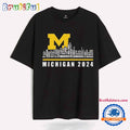 Michigan Wolverines Football City Skyline 2024 T Shirt