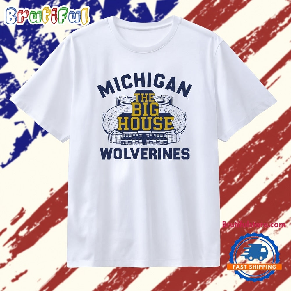 Michigan Wolverines Football The Big House T Shirt