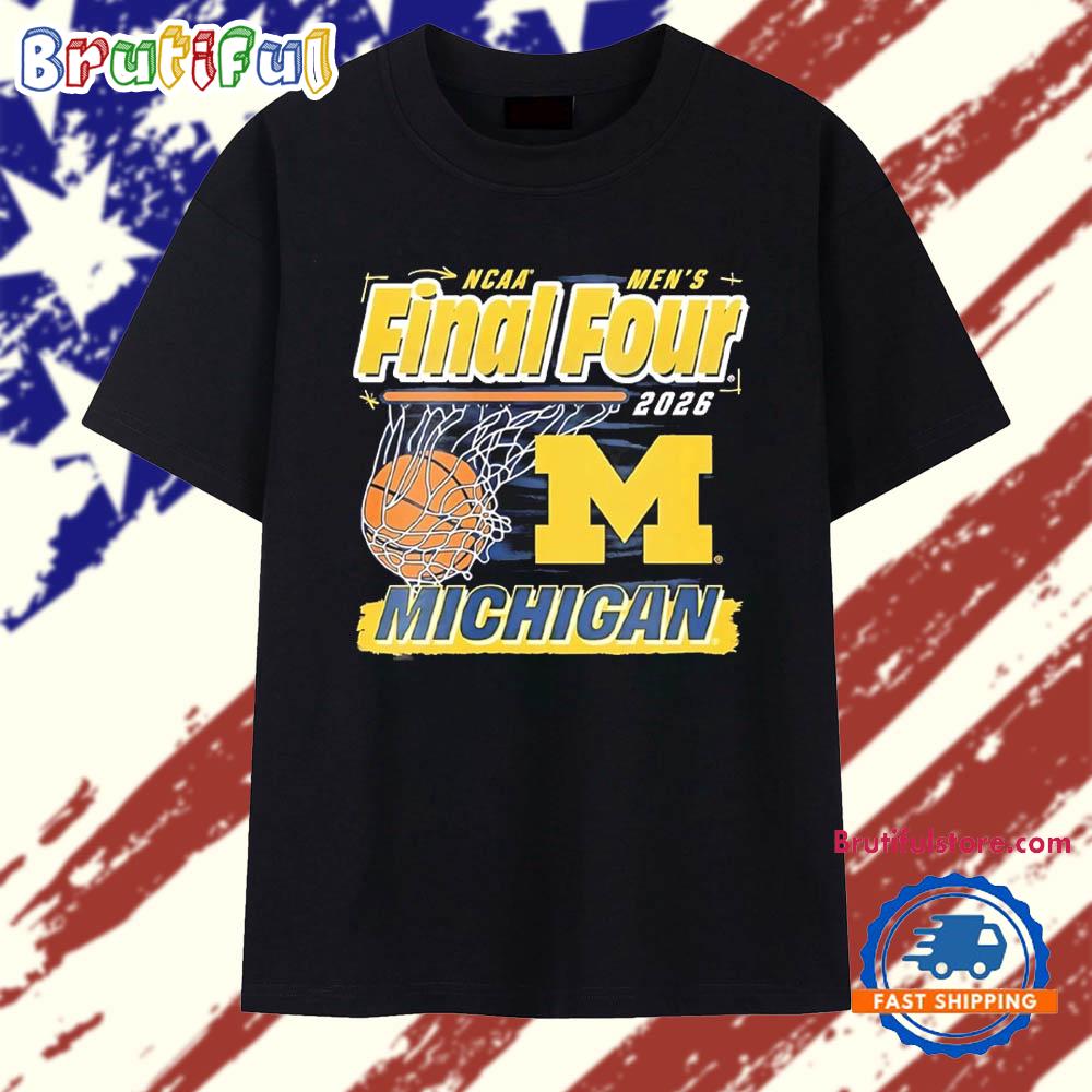 Michigan Wolverines Hockey 2026 NCAA Men’s Frozen Four T Shirt