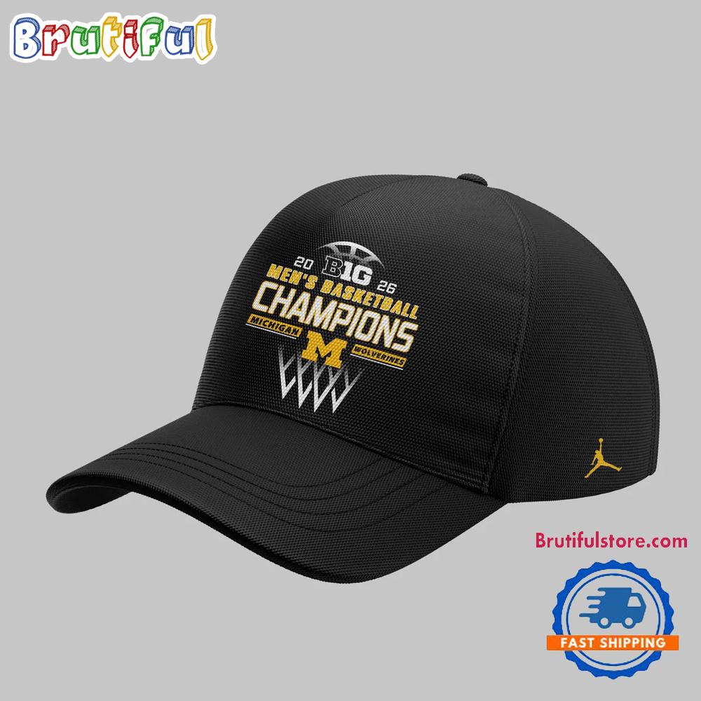 Michigan Wolverines Men’s Basketball 2026 Champions New Cap