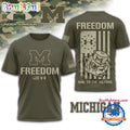 Michigan Wolverines NCAA Freedom Under Armour Limited Edition 3D Shirt