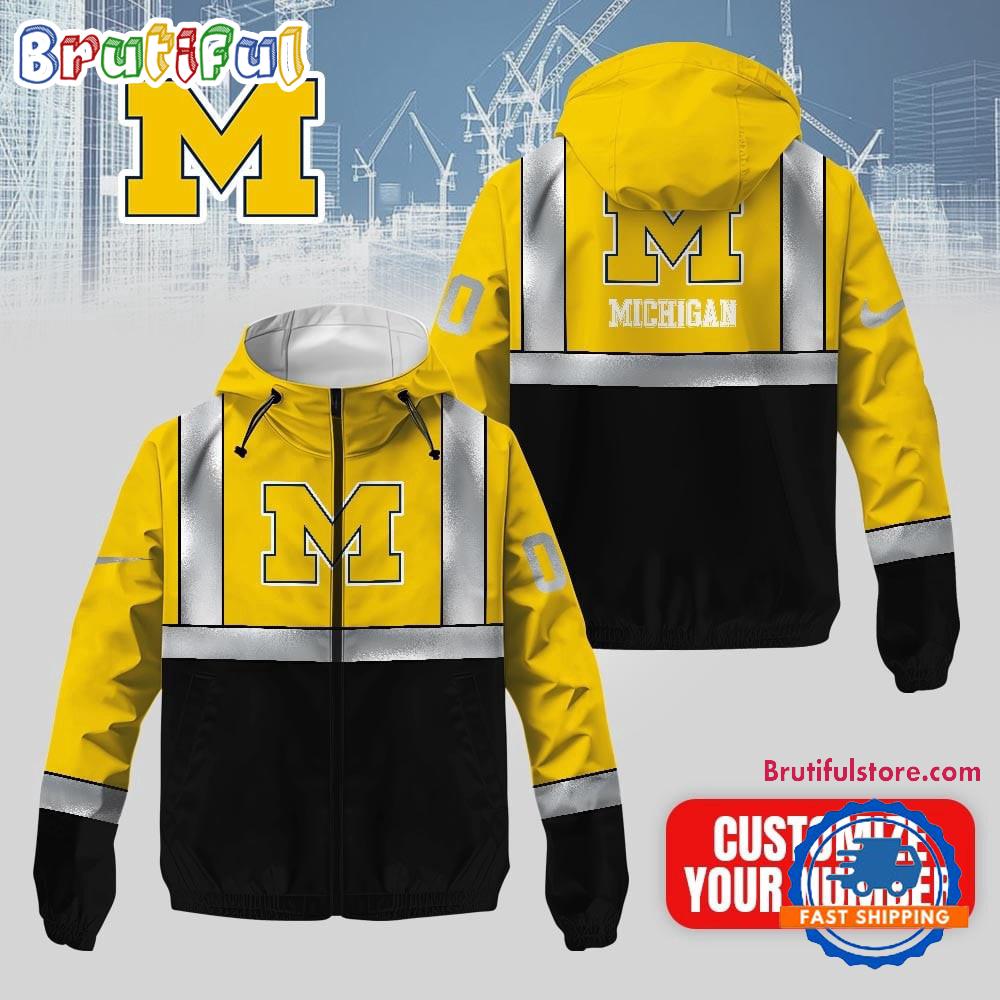 Michigan Wolverines NCAA Safety Windbreaker Jacket