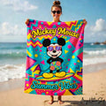Mickey Mouse Summer Vibes For Kids Beach Towel