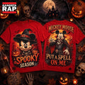 Mickey Mouse Witch Hat And Vampire Cape Spooky Halloween 3D Shirt , Music Trending 3D Shirt