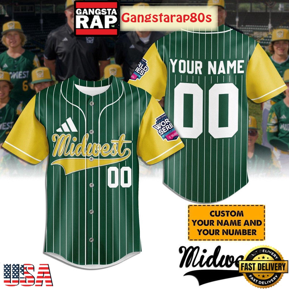 Midwest Little League World Series Custom Baseball Jersey Shirt