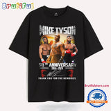Mike Tyson 58th Anniversary 1966-2024 Signature Thank You For The Memories T Shirt