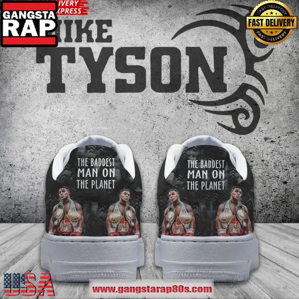 Mike Tyson Limited Edition Air Force 1 Running Sneakers Shoes