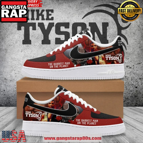 Mike Tyson Special Edition Air Force 1 Running Sneakers Shoes