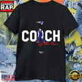 Mike Vrabel New England Patriots Coach of the Year Signature T-Shirt