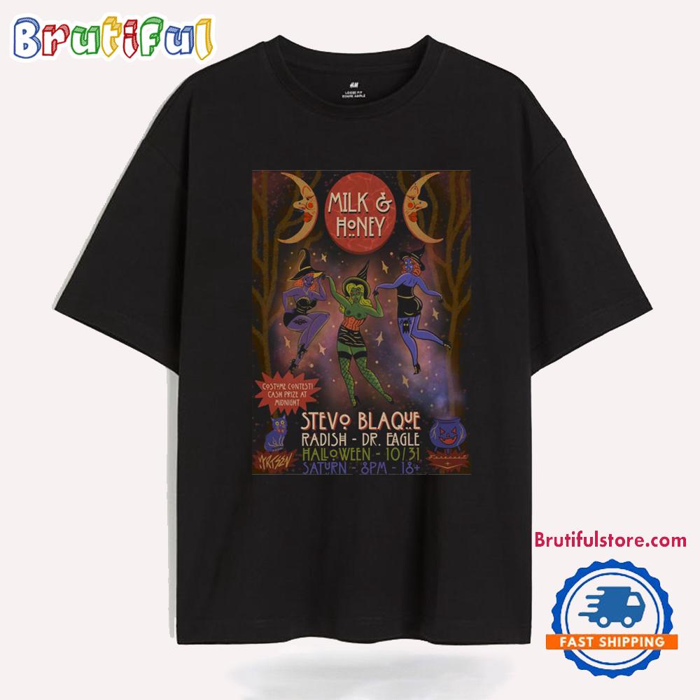 Milk Honey Halloween Saturn Birmingham AL Oct 31 2024 Tour T Shirt