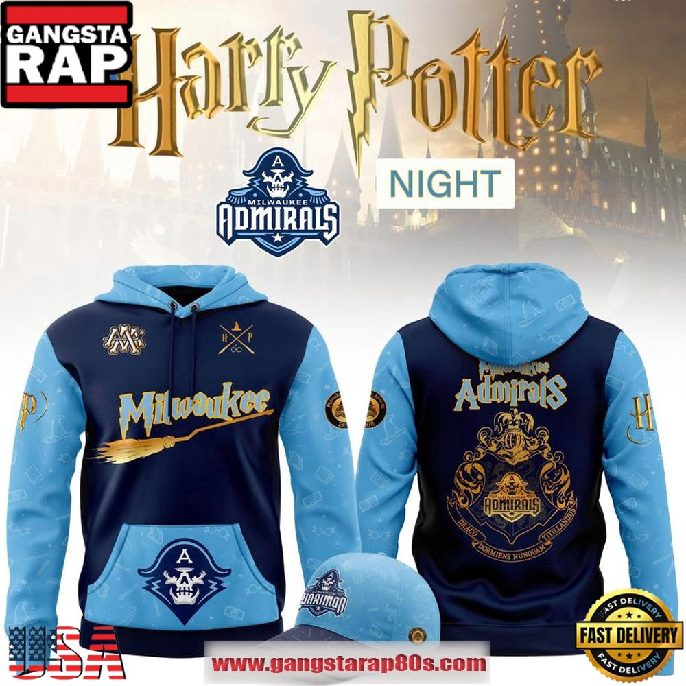 Milwaukee Admirals Harry Potter Night 2025 Special Edition Unisex Hoodie