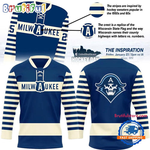 Milwaukee Admirals New Uniform 2026 Hockey Jersey