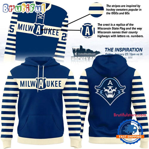 Milwaukee Admirals New Uniform 2026 Hoodie Shirt