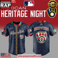 Milwaukee Brewers 2025 Mexican Heritage Night Special Baseball Jersey Shirt