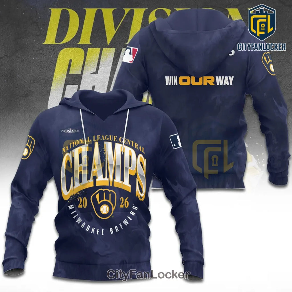 Milwaukee Brewers 2026 NL Central Champions Shirt