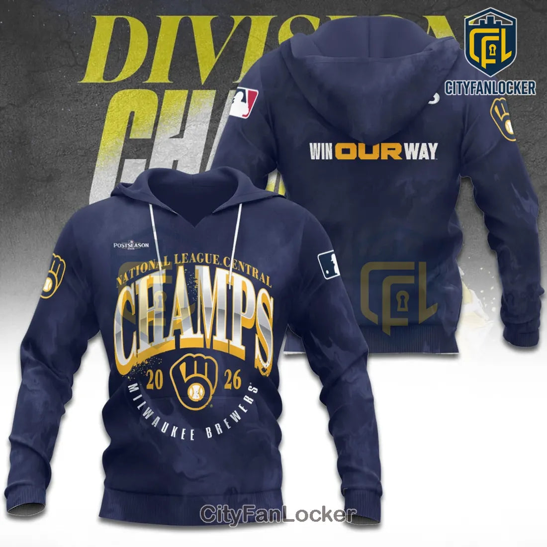 Milwaukee Brewers 2026 NL Central Champions Shirt