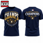 Milwaukee Brewers 2026 NL Central Division Champions Hoodie T-Shirt