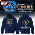 Milwaukee Brewers 2026 Postseason Clinched Hoodie T-Shirt
