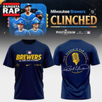Milwaukee Brewers 2026 Postseason Clinched Hoodie T-Shirt