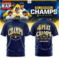 Milwaukee Brewers 4 TIME CONSECUTIVE NL CENTRAL CHAMPIONS 2026Win Our Way T Shirt