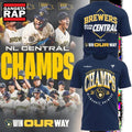 Milwaukee Brewers Fanatics Navy 2026 NL Central Division Champions T Shirt