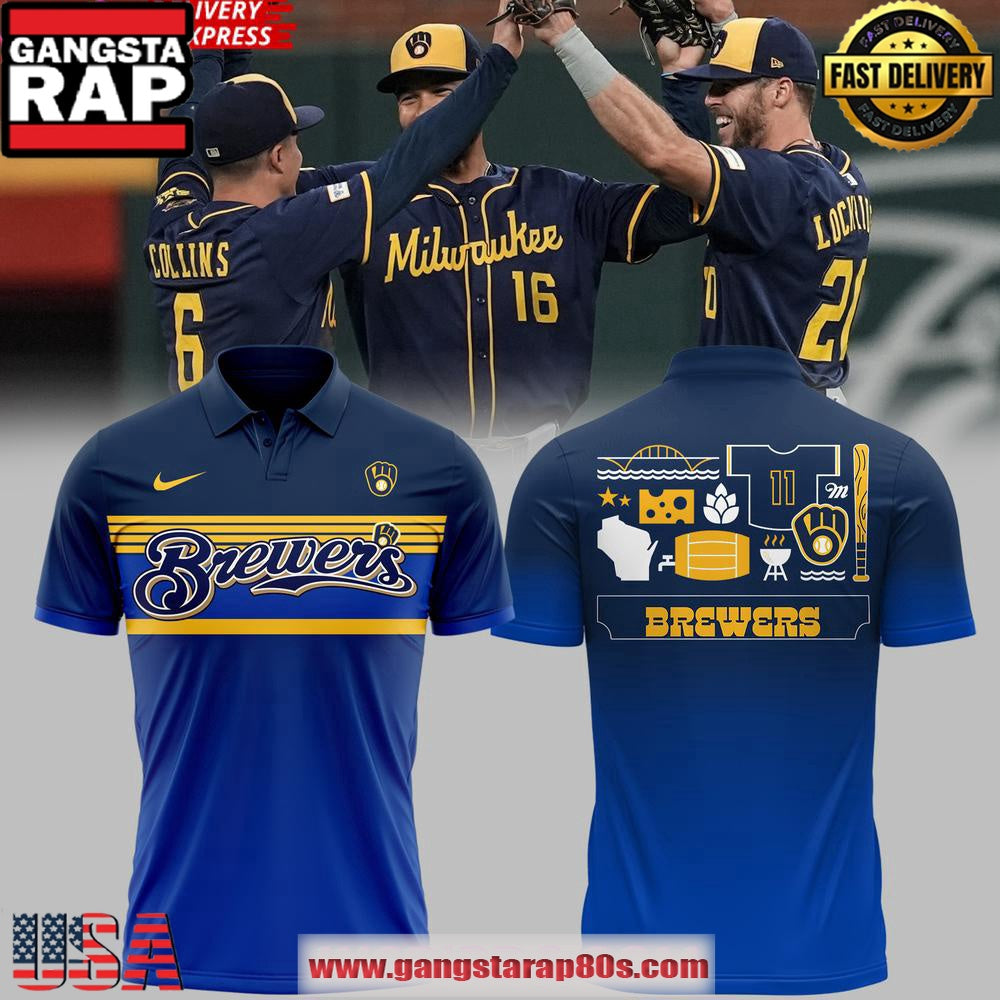 Milwaukee Brewers MLB New 2025 Limited Edition Polo Shirt