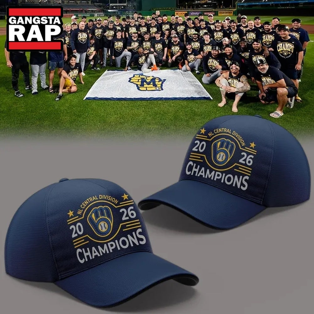 Milwaukee Brewers NL Central Division Champion Win Our Way 2026 Baseball Cap
