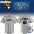 Milwaukee Brewers Pride Night Limited Edition Baseball Jersey