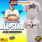 Milwaukee Brewers The Miz Jacob Misiorowski All Star Unisex Hoodie T-Shirt