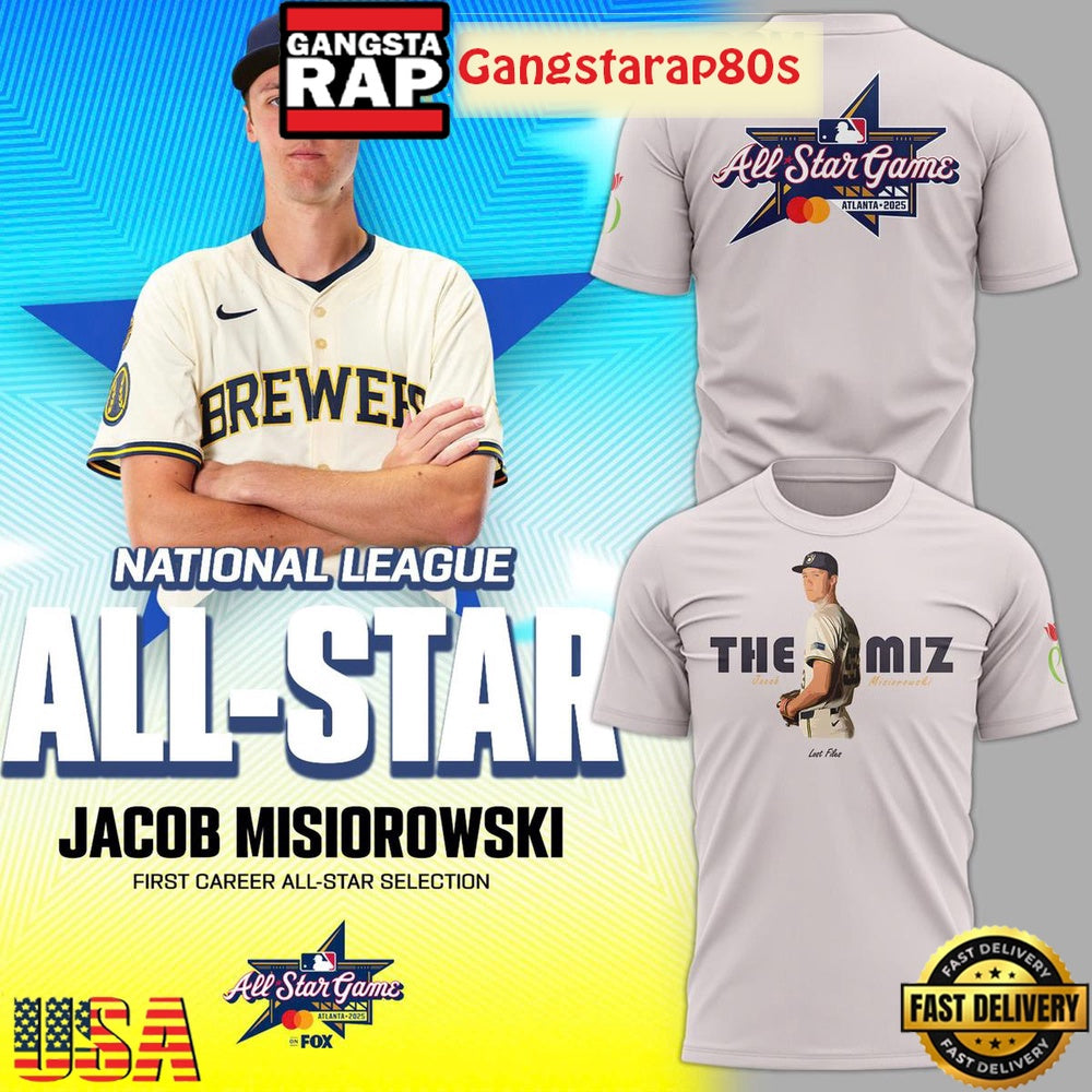 Milwaukee Brewers The Miz Jacob Misiorowski All Star Unisex Hoodie T-Shirt