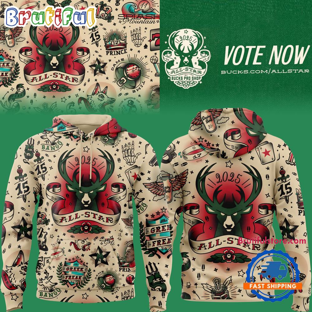 Milwaukee Bucks 2025 All Star Limited Edition Hoodie