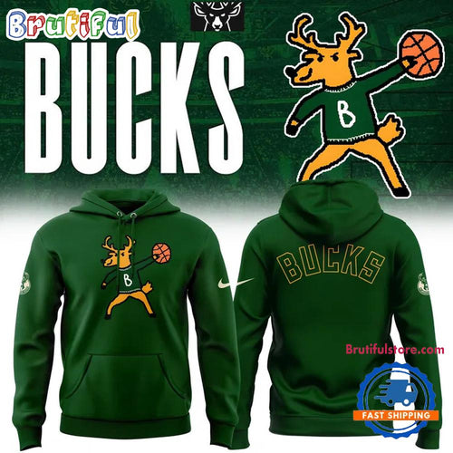Milwaukee Bucks Basketball Logo Cartoon 2025 Special New Hoodie T-Shirt