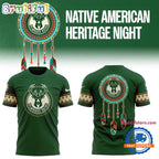 Milwaukee Bucks Native American Heritage Night 2026 Special New Hoodie T-Shirt