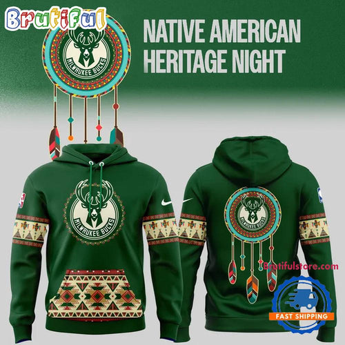 Milwaukee Bucks Native American Heritage Night Hoodie
