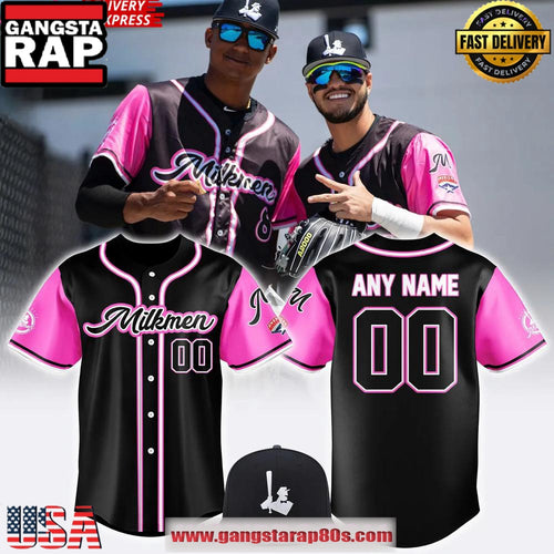 Milwaukee Milkmen Milkmen Roc’N Pink 2025 Limited Baseball Jersey Shirt