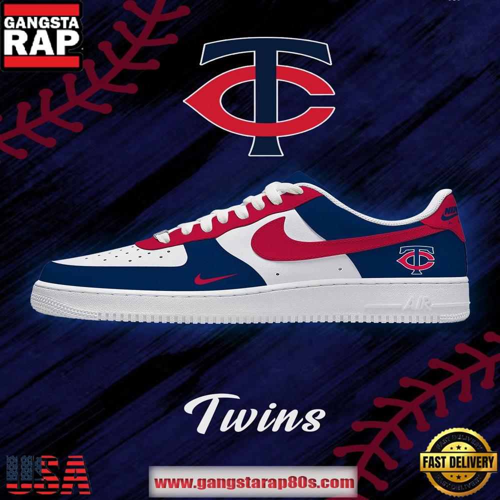 Minnesota Baseball Nike Air Force 1 Sneakers Shoes