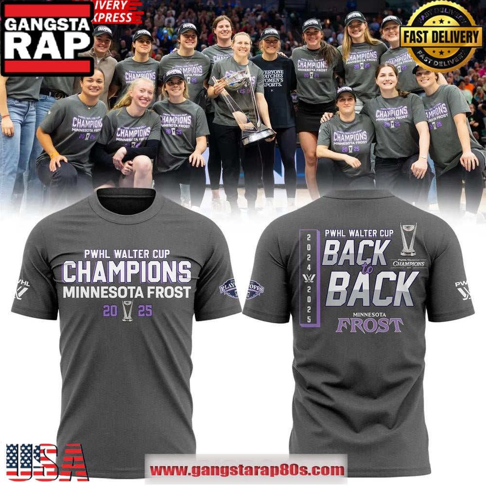 Minnesota Frost PWHL Walter Cup Champions 2025 Unisex T-Shirt