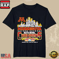 Minnesota Golden Gophers 2025 Rate Bowl Champions Football T-Shirt