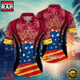 MLB Minnesota Golden Gophers Team Logo Hot Summer Aloha Hawaiian Shirt