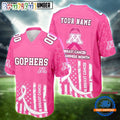 Minnesota Golden Gophers NCAA Breast Cancer Awareness Month 2026 Football Jersey