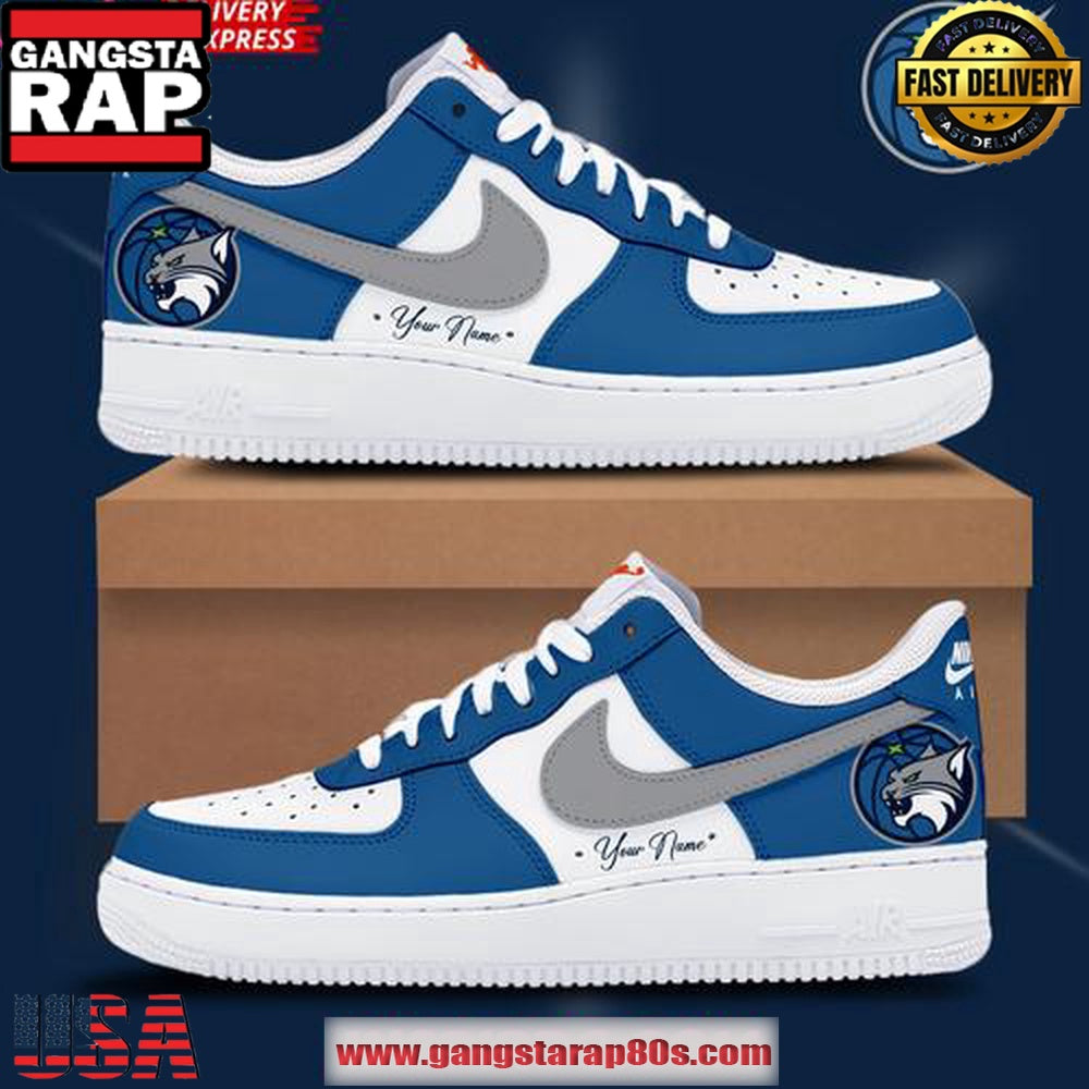 Minnesota Lynx WNBA 2025 Custom Air Force 1 Running Sneakers Shoes