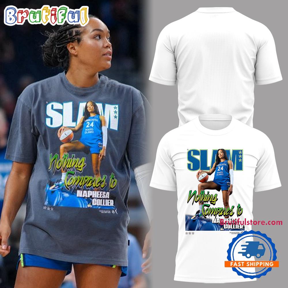 Minnesota Lynx x Napheesa Collier to Win MVP 2025 White 3D Shirt