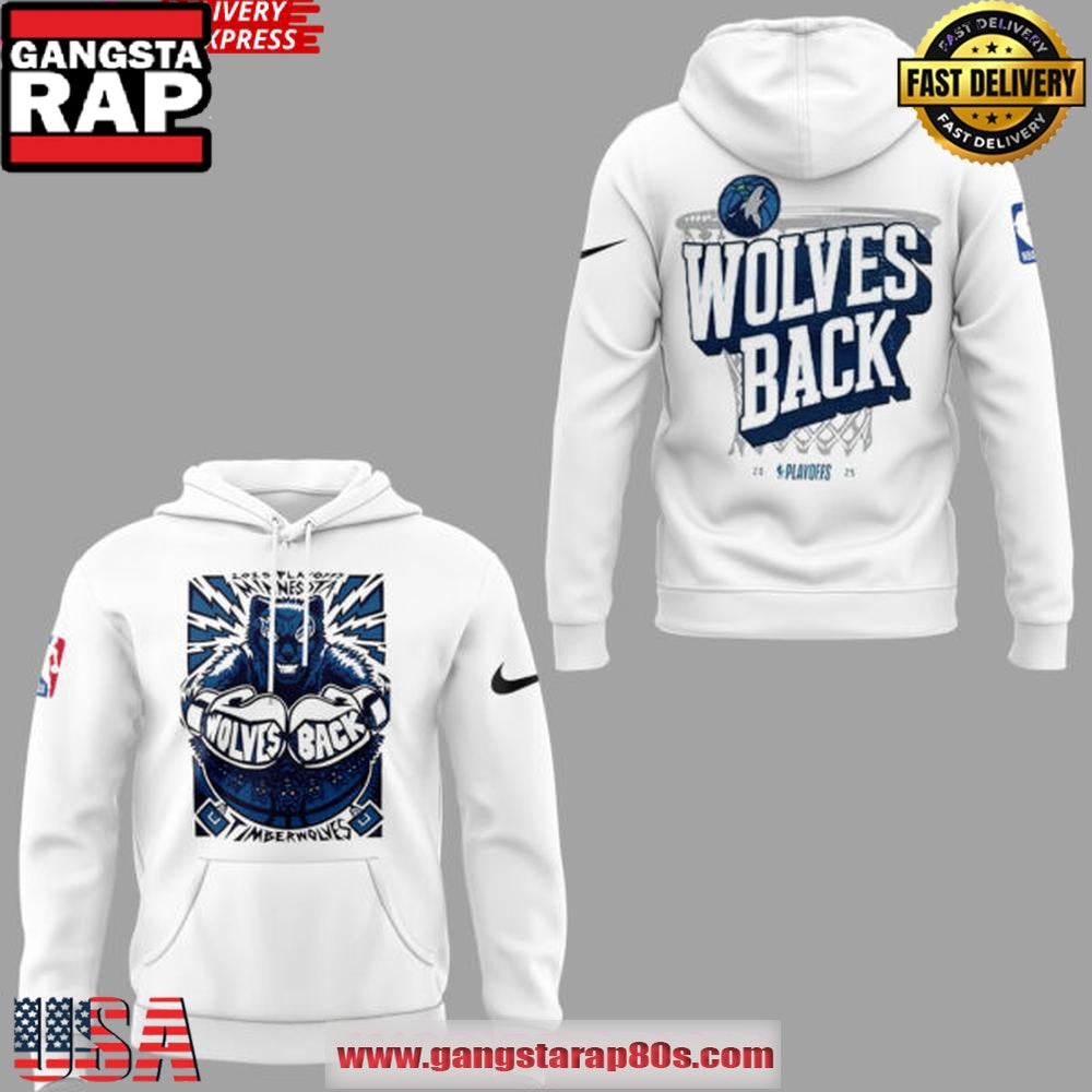 Minnesota Timberwolves Back 2025 Playoffs Special Unisex Hoodie