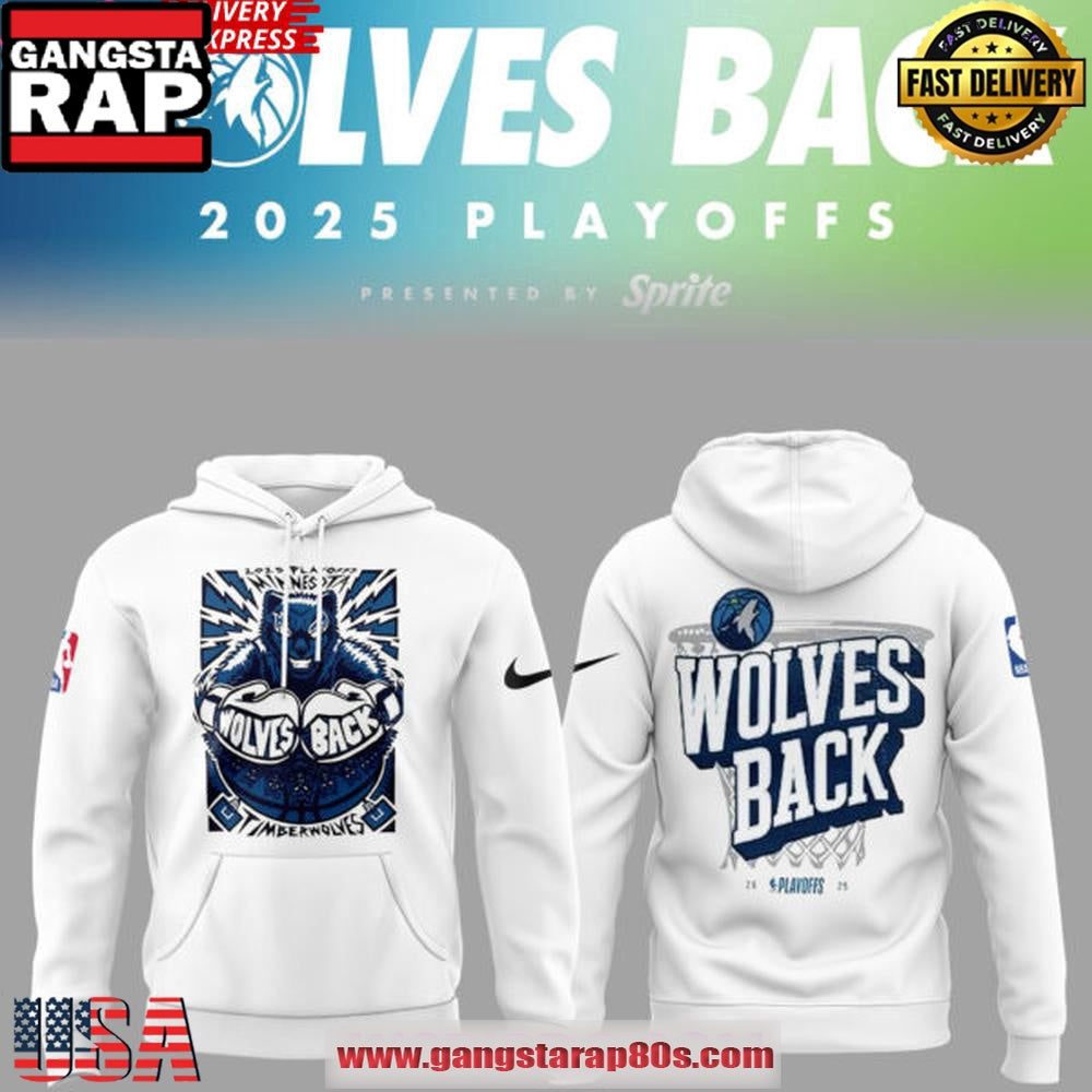 Minnesota Timberwolves Back 2025 Playoffs Special Unisex Hoodie