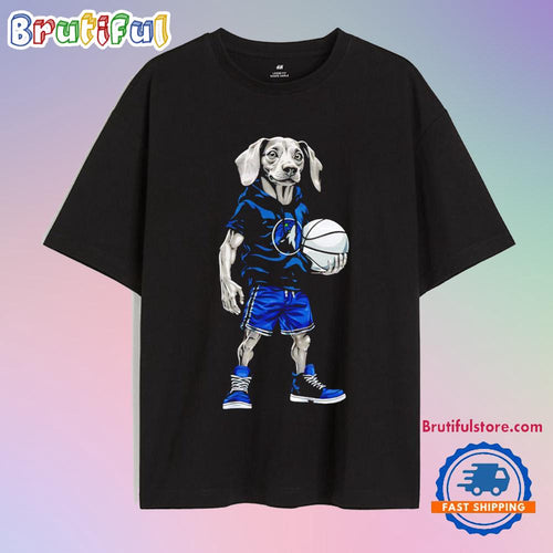 Minnesota Timberwolves x Dachshund Dogs NBA T Shirt